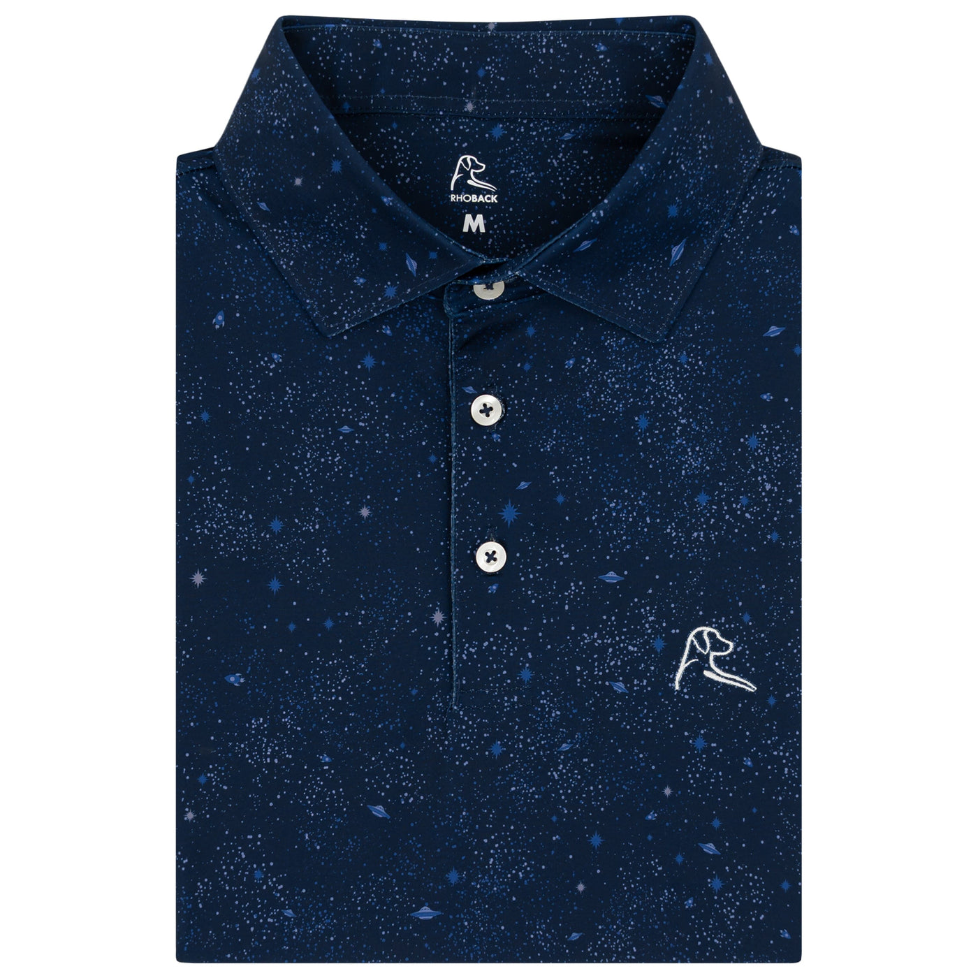 The Galactic | Performance Polo | The Galactic - Fleet Navy/Short Stop Blue