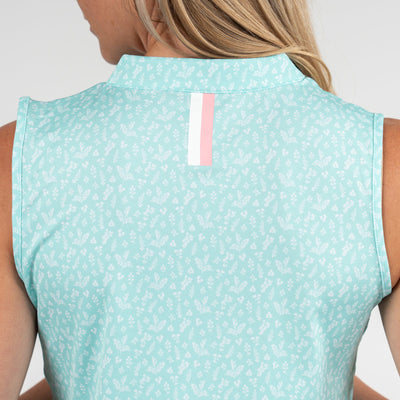 Garden Club Sleeveless Zip | The Garden Club - Mint Leaf