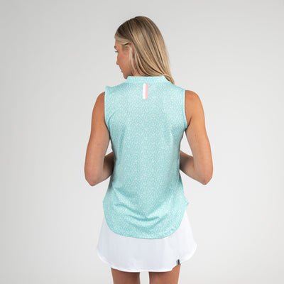 Garden Club Sleeveless Zip | The Garden Club - Mint Leaf