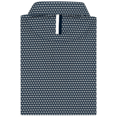 The Georgetown Hoyas™ | Collegiate Polo | The Georgetown Hoyas™ - Indigo Blue/Fossil Grey