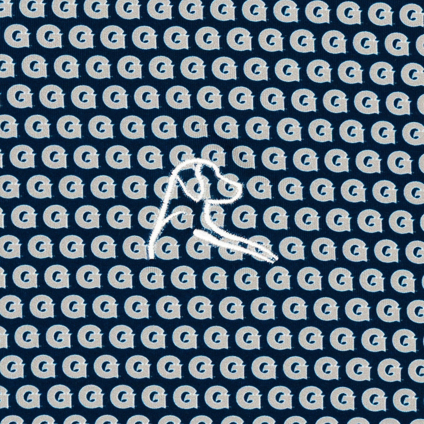 The Georgetown Hoyas™ | Collegiate Polo | The Georgetown Hoyas™ - Indigo Blue/Fossil Grey