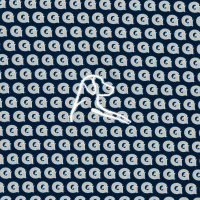 The Georgetown Hoyas™ | Collegiate Polo | The Georgetown Hoyas™ - Indigo Blue/Fossil Grey