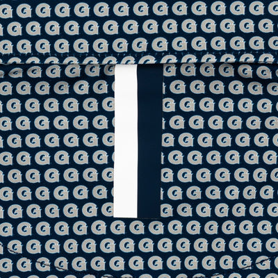 The Georgetown Hoyas™ | Collegiate Polo | The Georgetown Hoyas™ - Indigo Blue/Fossil Grey