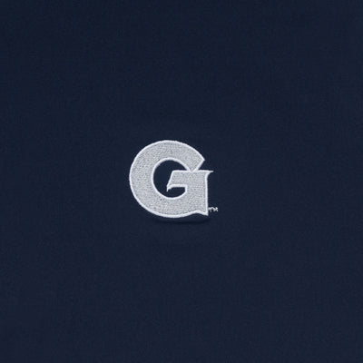 Solid Collegiate Q-Zip - Georgetown | Solid - Indigo Blue - Georgetown - 1