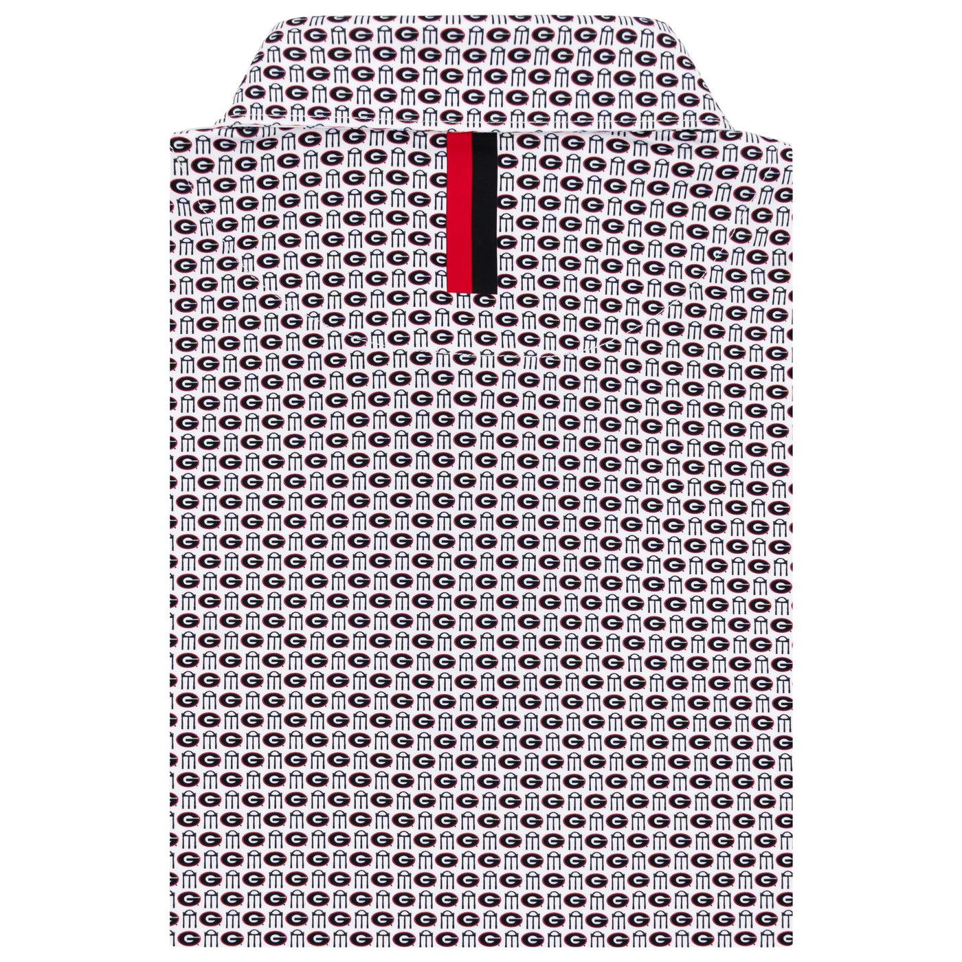 The Georgia Arch | Collegiate Polo | The Georgia Arch - White/Black