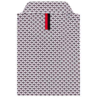 The Georgia Arch | Collegiate Polo | The Georgia Arch - White/Black