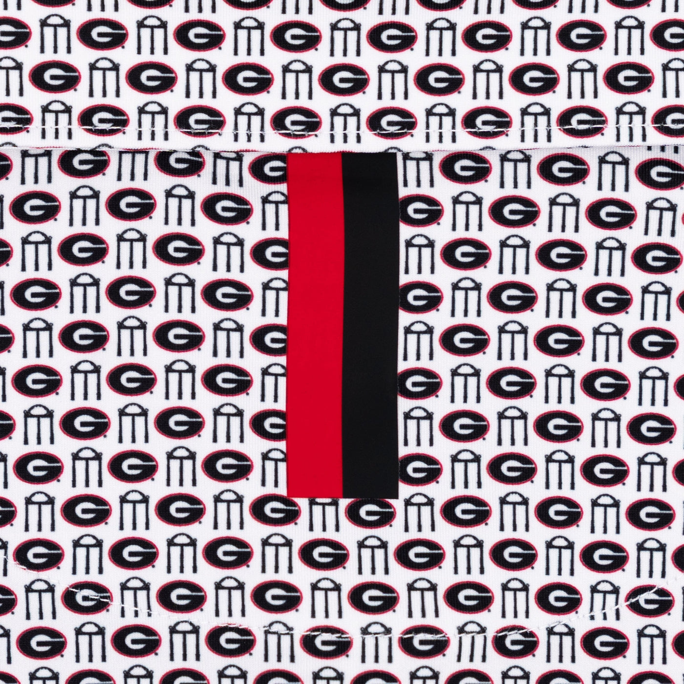 The Georgia Arch | Collegiate Polo | The Georgia Arch - White/Black