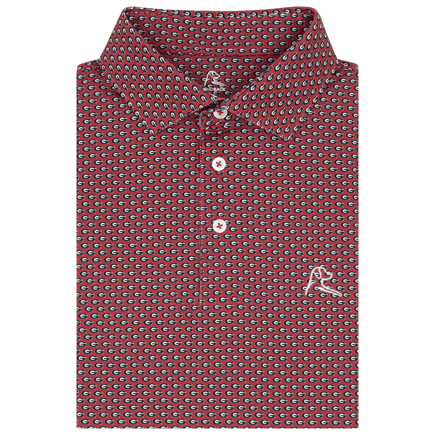 The Georgia Bulldogs® | Collegiate Polo | The Georgia Bulldogs® - Roar Red/Black