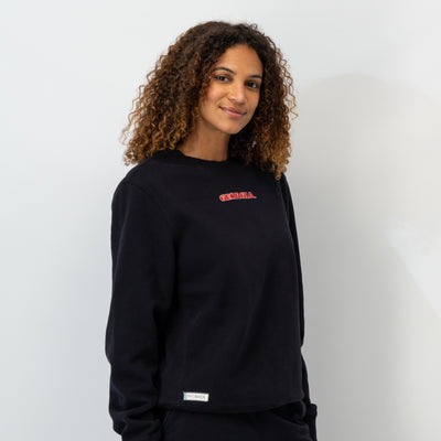 Ready Collegiate Crewneck - Georgia | Solid - Midnight Black - Georgia - 1 (Women)