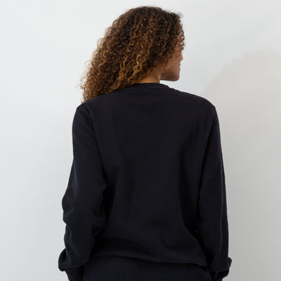 Ready Collegiate Crewneck - Georgia | Solid - Midnight Black - Georgia - 1 (Women)