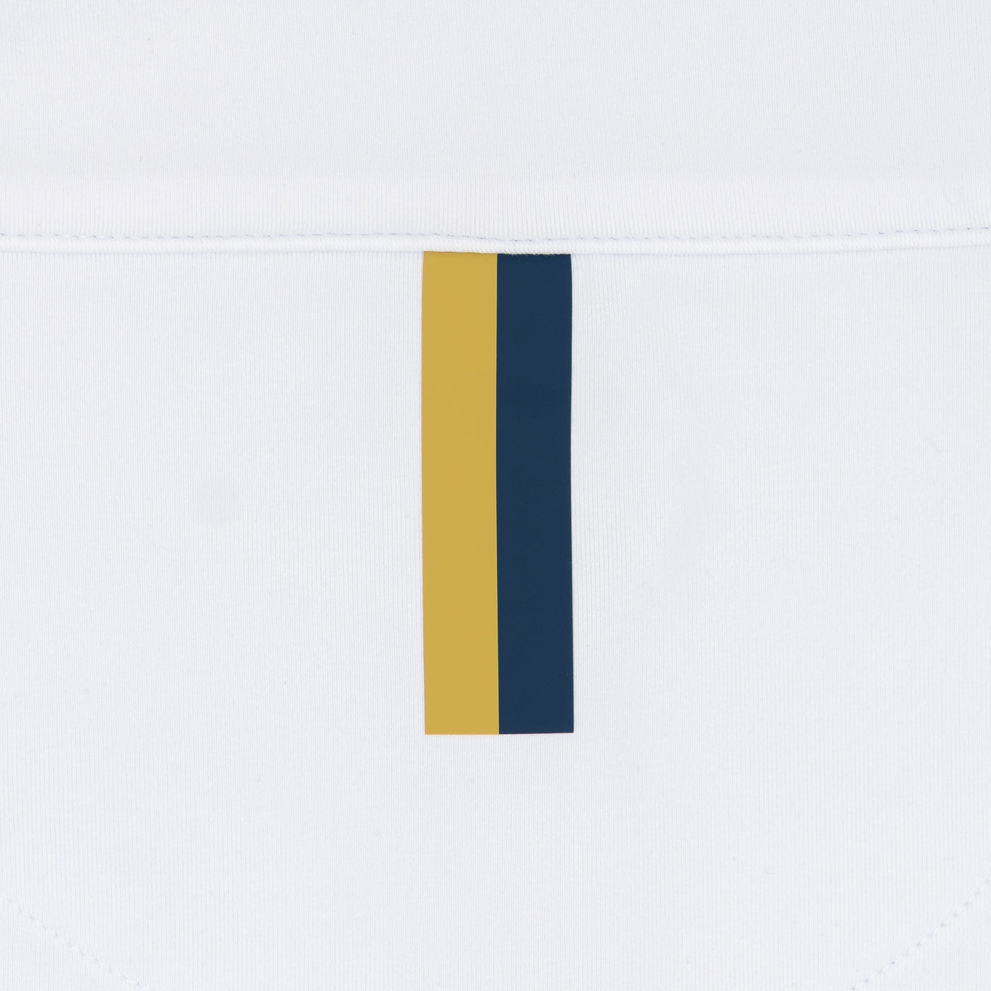 Georgia Tech Jersey Stripe Collegiate Q-Zip | The Georgia Tech Jersey Stripe - White/Suit Navy
