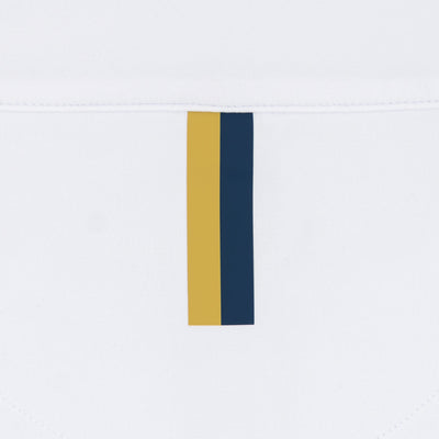 Georgia Tech Jersey Stripe Collegiate Q-Zip | The Georgia Tech Jersey Stripe - White/Suit Navy