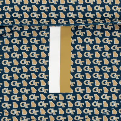 The Georgia Tech Swarm® | Collegiate Polo | The Georgia Tech Swarm® - Suit Navy/Bronze Dust