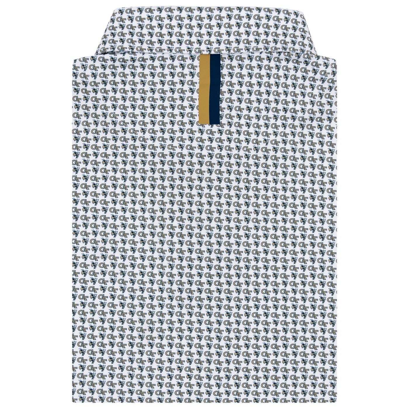 The Georgia Tech Yellow Jackets® | Collegiate Polo | The Georgia Tech Yellow Jackets® - White/Suit Navy
