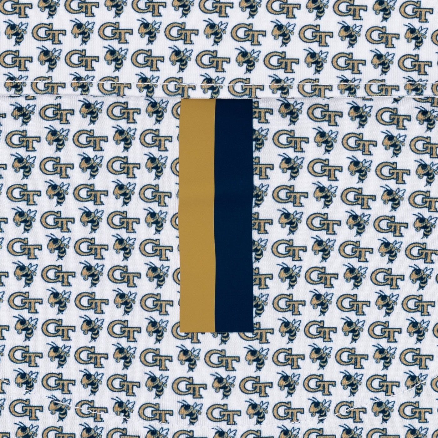 The Georgia Tech Yellow Jackets® | Collegiate Polo | The Georgia Tech Yellow Jackets® - White/Suit Navy