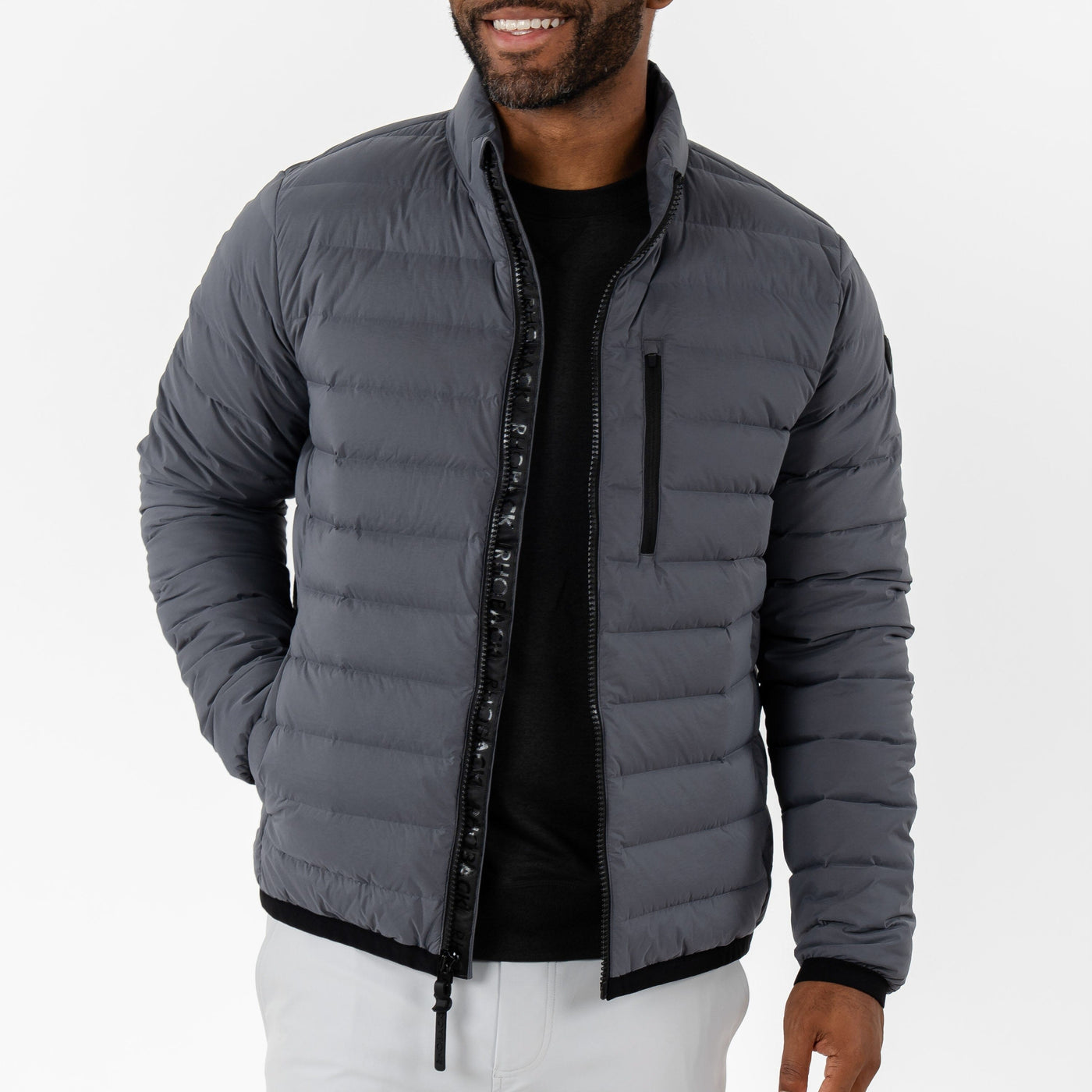 Glide Down Jacket | Solid - Charcoal Grey