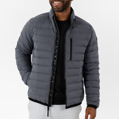 Glide Down Jacket | Solid - Charcoal Grey