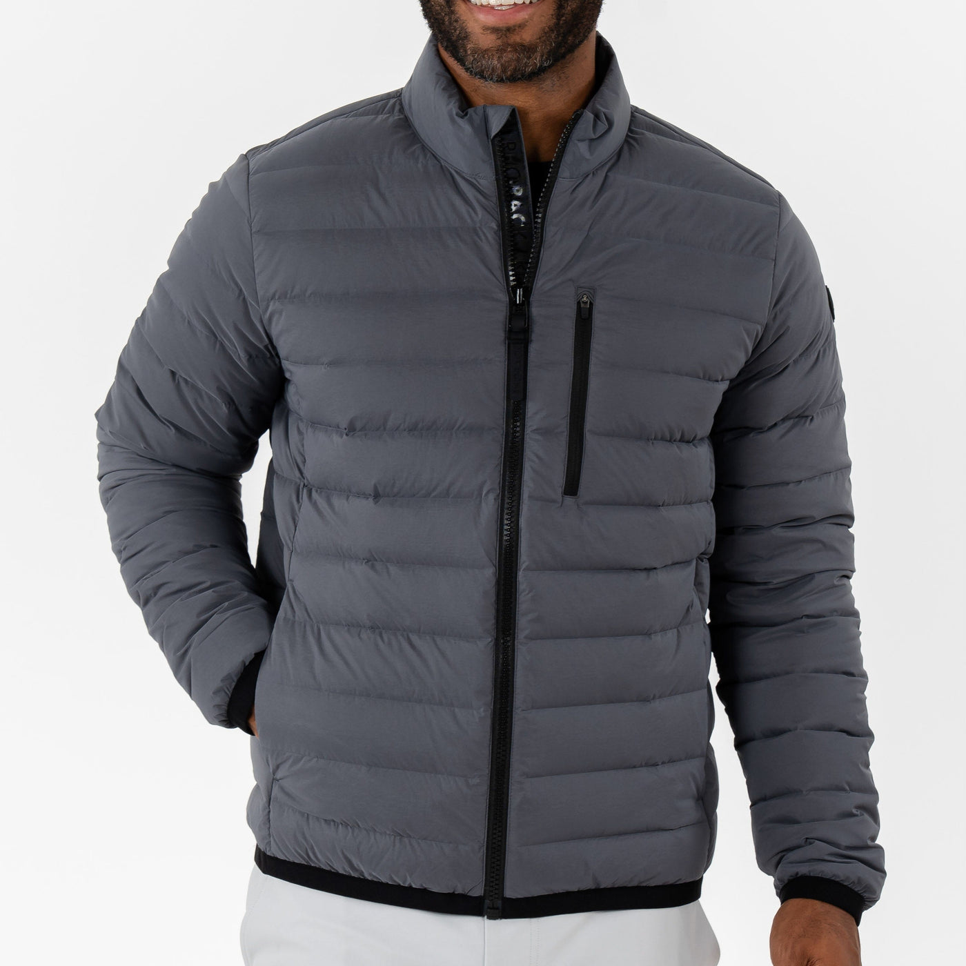 Glide Down Jacket | Solid - Charcoal Grey