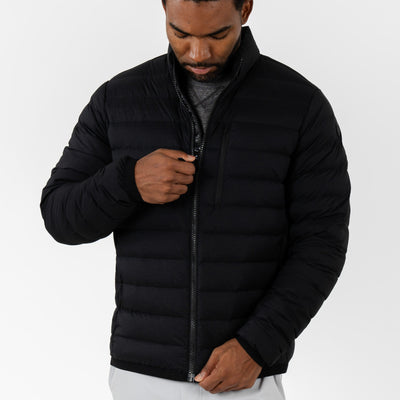 Glide Down Jacket | Solid - Midnight Black