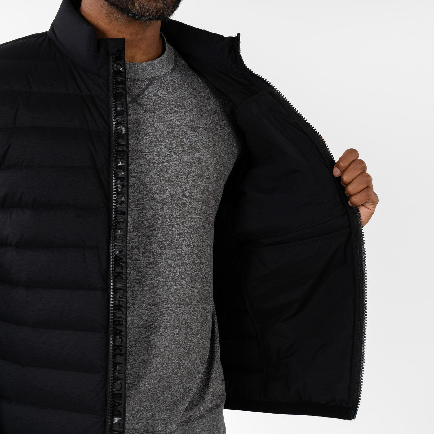 Glide Down Jacket | Solid - Midnight Black