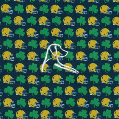 The Notre Dame Golden Domer® | Collegiate Polo | The Notre Dame Golden Domer® - Indigo Blue/Irish Green