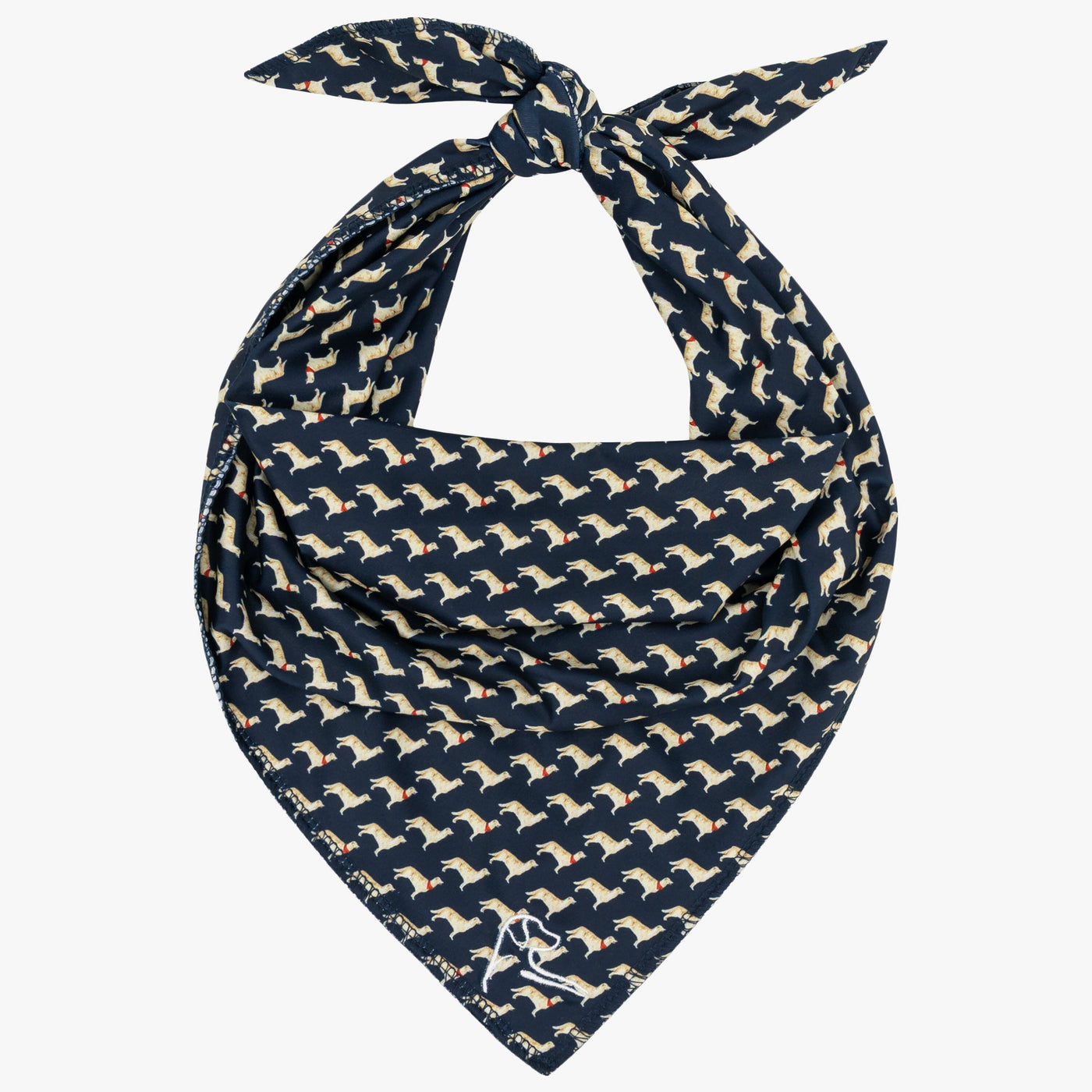 The Golden Retriever | Performance Bandana | The Golden Retriever - Fleet Navy/Autumn Gold