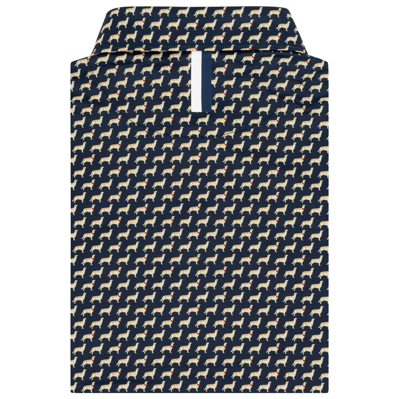 The Golden Retriever | Performance Polo | The Golden Retriever - Fleet Navy/Autumn Gold
