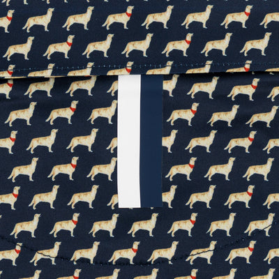 The Golden Retriever | Performance Polo | The Golden Retriever - Fleet Navy/Autumn Gold