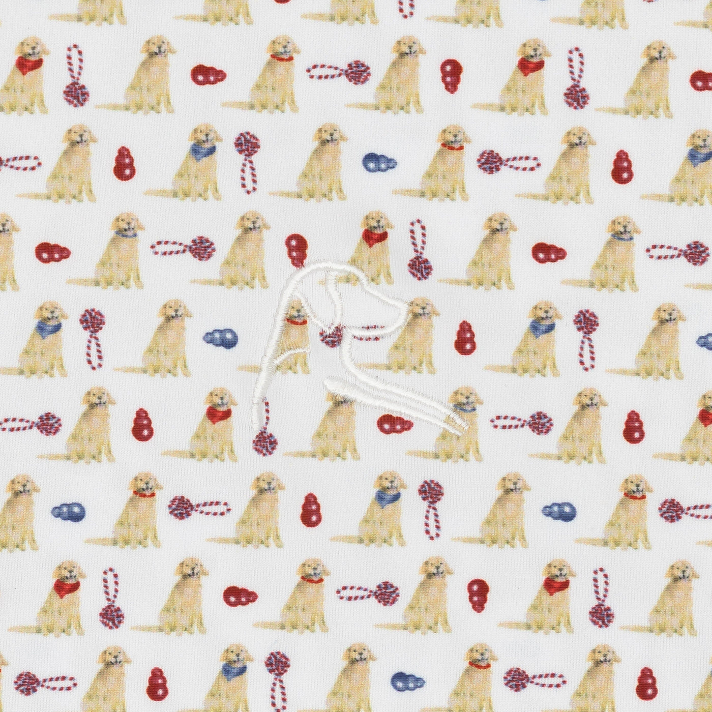 The Golden | Performance Polo | The Golden - White/Classic Red