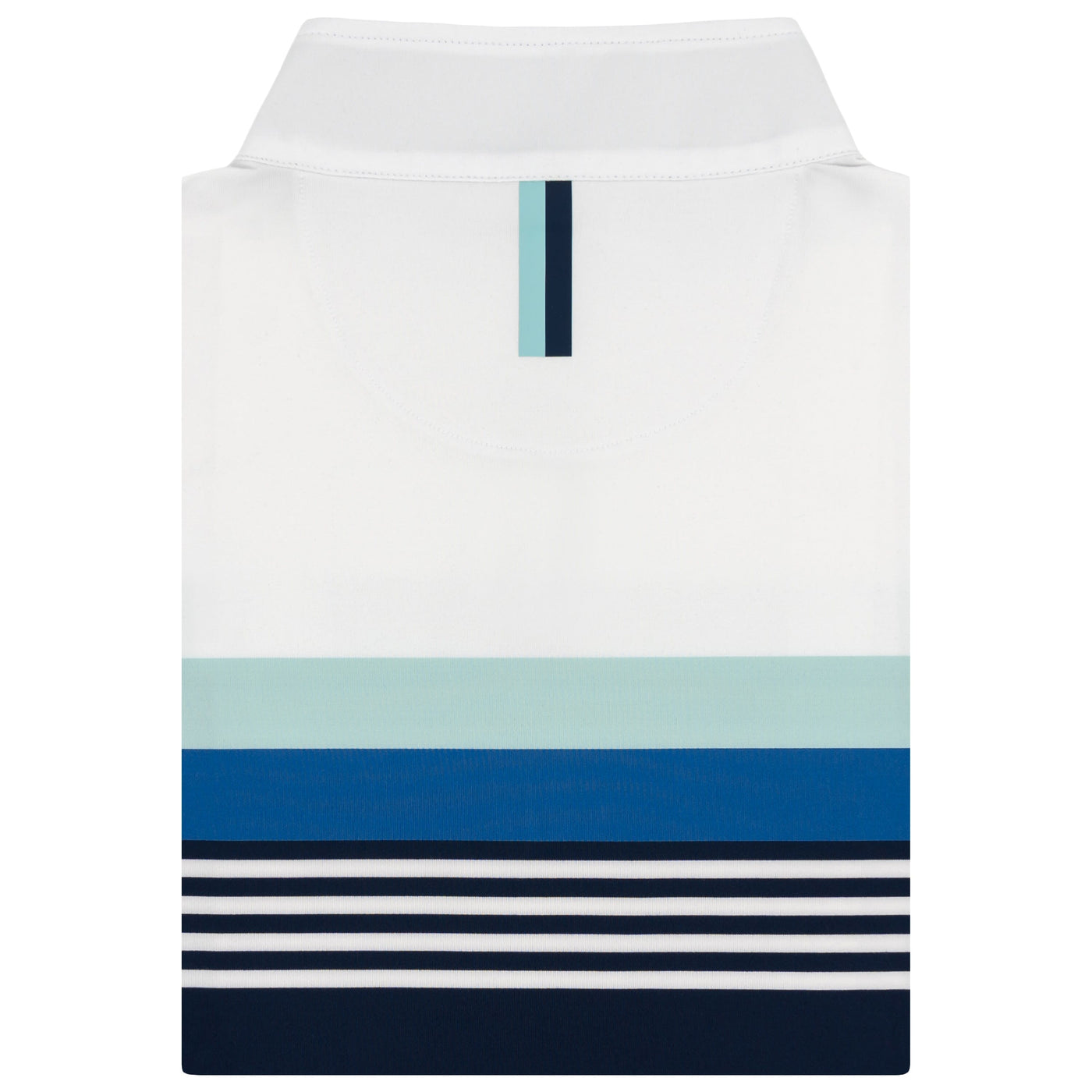 Grady Block Performance Q-Zip | The Grady Block - Fleet Navy/White/Antigua Green
