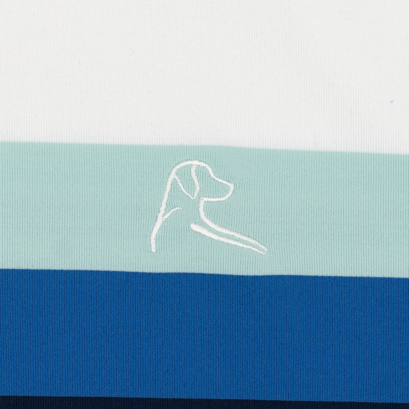 Grady Block Performance Q-Zip | The Grady Block - Fleet Navy/White/Antigua Green
