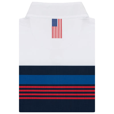 Grady Block Performance Q-Zip | The Grady Block - Fleet Navy/White/Classic Red - USA