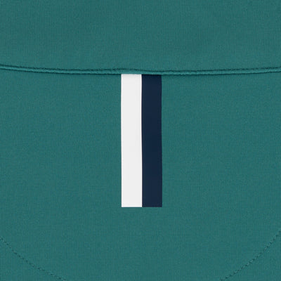 Grady Block Performance Q-Zip | The Grady Block - White/Leaf Green/Pure Blue