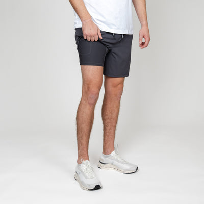Grit Gym Short - 7" | Solid - Graphite Grey
