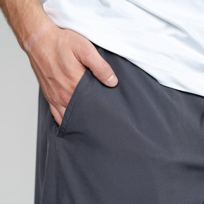 Grit Gym Short - 7" | Solid - Graphite Grey