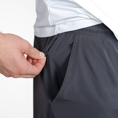 Grit Gym Short | Solid - Graphite Grey