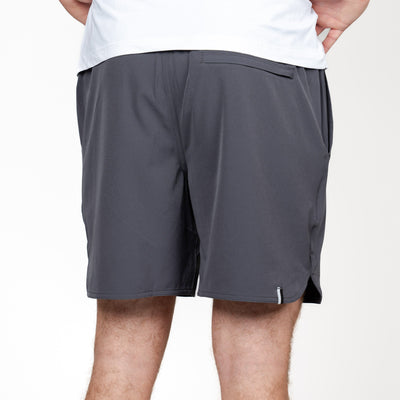 Grit Gym Short - 7" | Solid - Graphite Grey