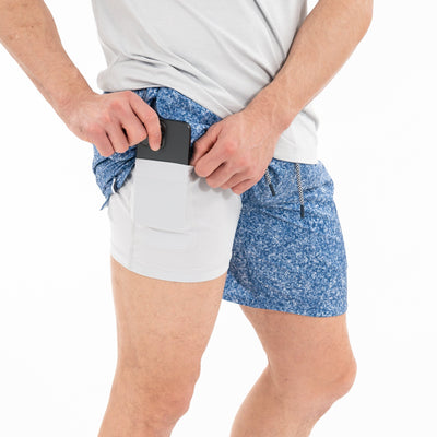 Grit Gym Short - 7" | The Haze - Short Stop Blue/Short Stop Blue