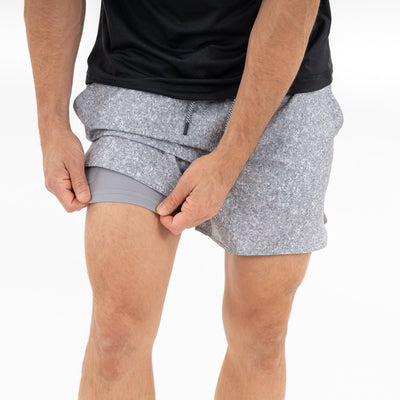 Grit Gym Short - 5" | The Haze - Thunder Grey/Thunder Grey