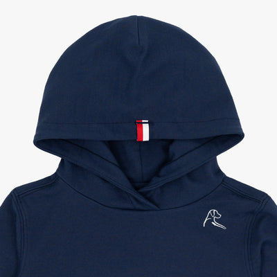 Lil' Hesi Performance Hoodie | Heather - Admiral Navy/Ink Blue