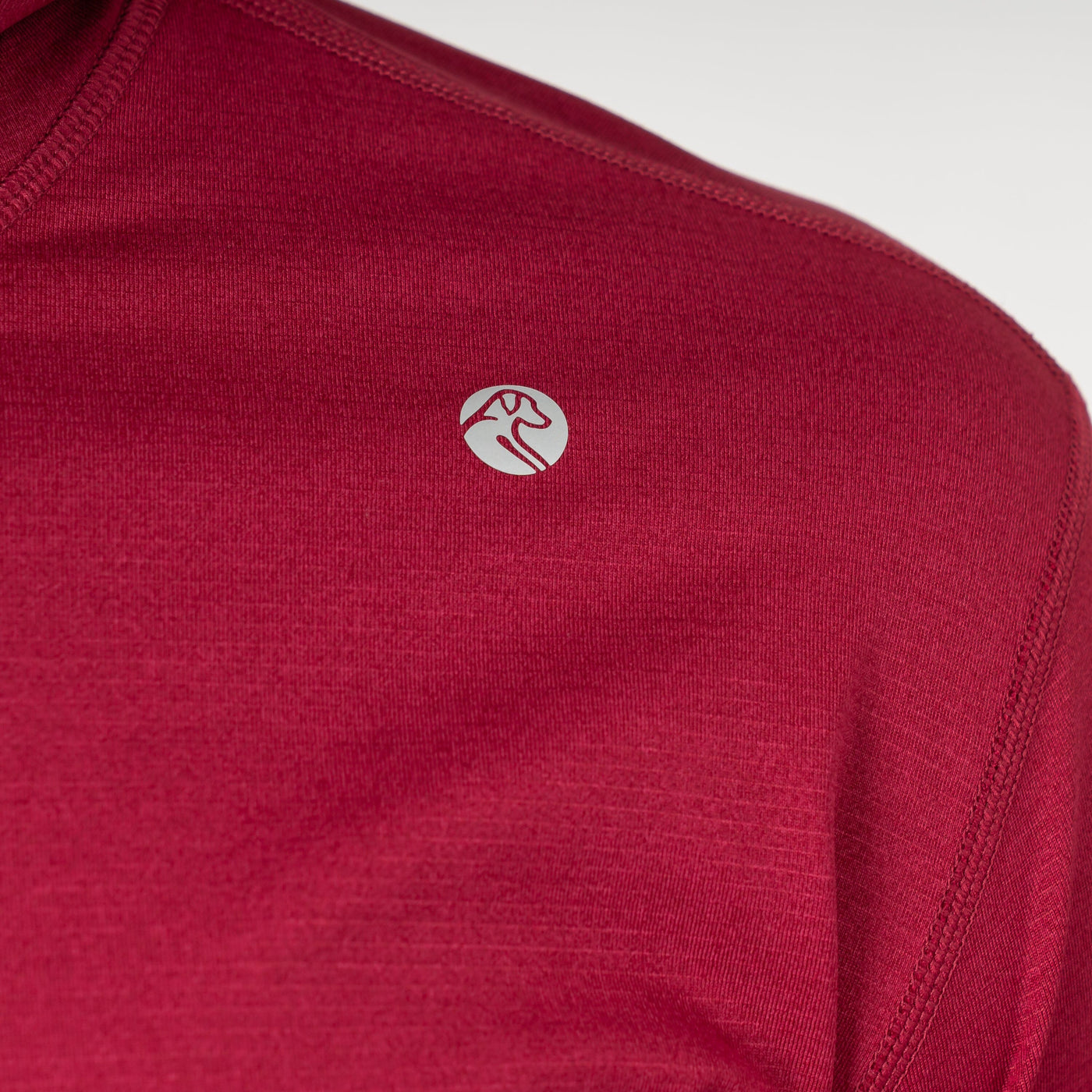 Blitz Tech Hoodie | Heather - Barn Red/Barn Red