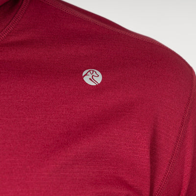 Blitz Tech Hoodie | Heather - Barn Red/Barn Red