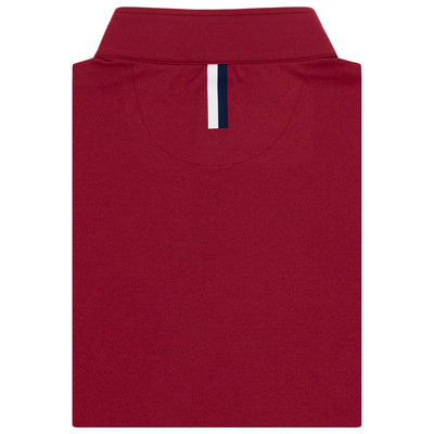 Heather Performance Q-Zip | Heather - Barn Red/Cardinal Red