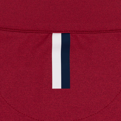 Heather Performance Q-Zip | Heather - Barn Red/Cardinal Red