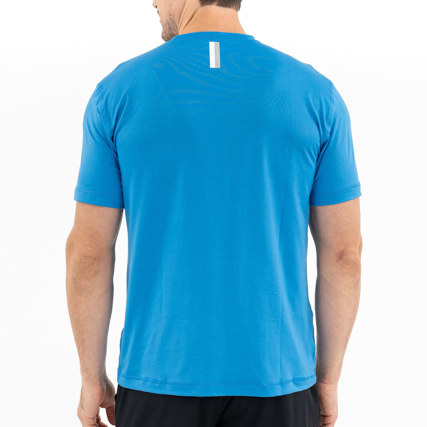 Blitz Tech Tee | Heather - Birdie Blue/Sapphire Blue