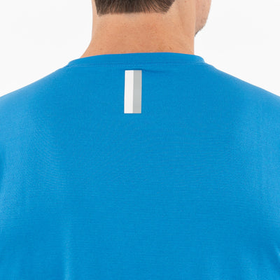 Blitz Tech Tee | Heather - Birdie Blue/Sapphire Blue