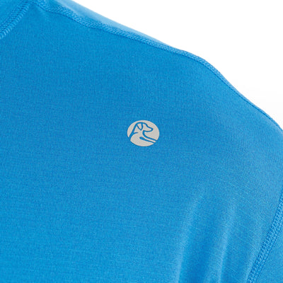 Blitz Tech Tee | Heather - Birdie Blue/Sapphire Blue