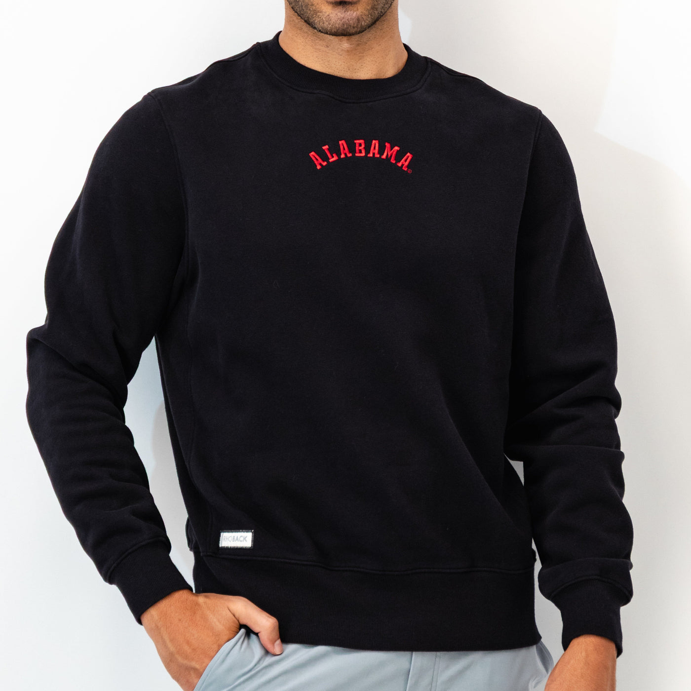 Ready Collegiate Crewneck - Alabama | Solid - Midnight Black - Alabama - 1