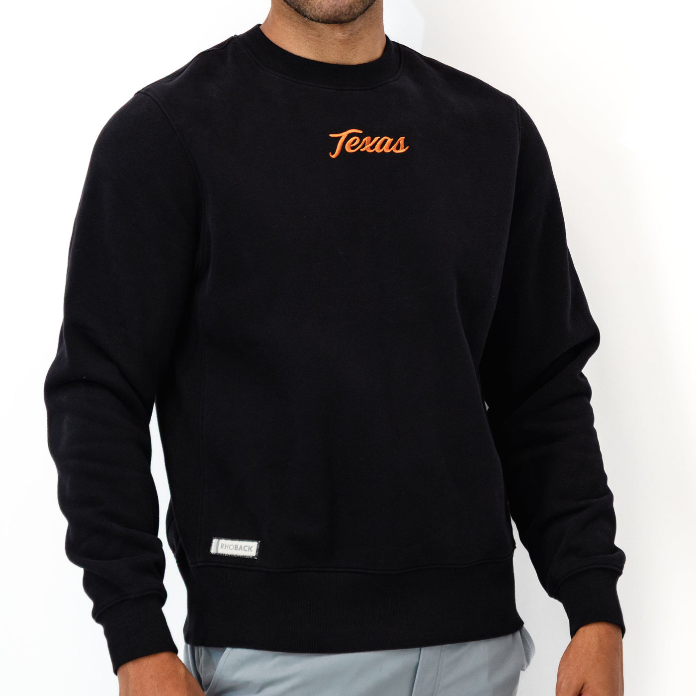 Ready Collegiate Crewneck - Texas | Solid - Midnight Black - Texas - 1