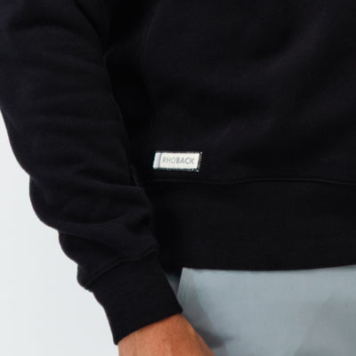 Ready Collegiate Crewneck - Texas | Solid - Midnight Black - Texas - 1